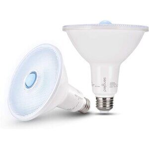 Motion Sensor Flood Light Bulbs, Dusk to Dawn LED Security Light E26 Base